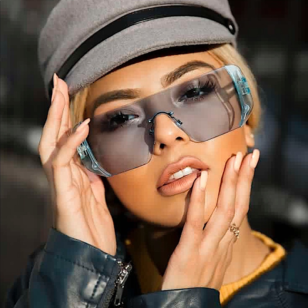 BLUE LENSE SUNGLASSES